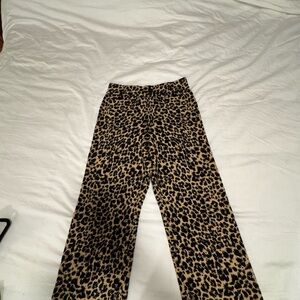 Maeve Colette Animal Print Trousers